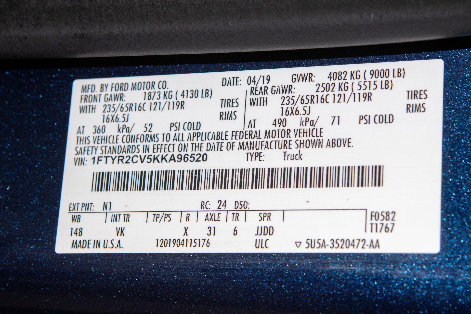 2019 Ford Transit-250 Base