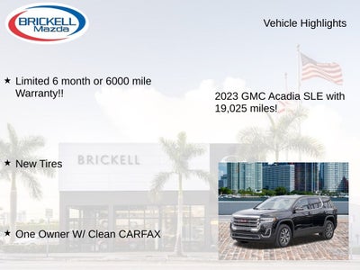 2023 GMC Acadia SLE