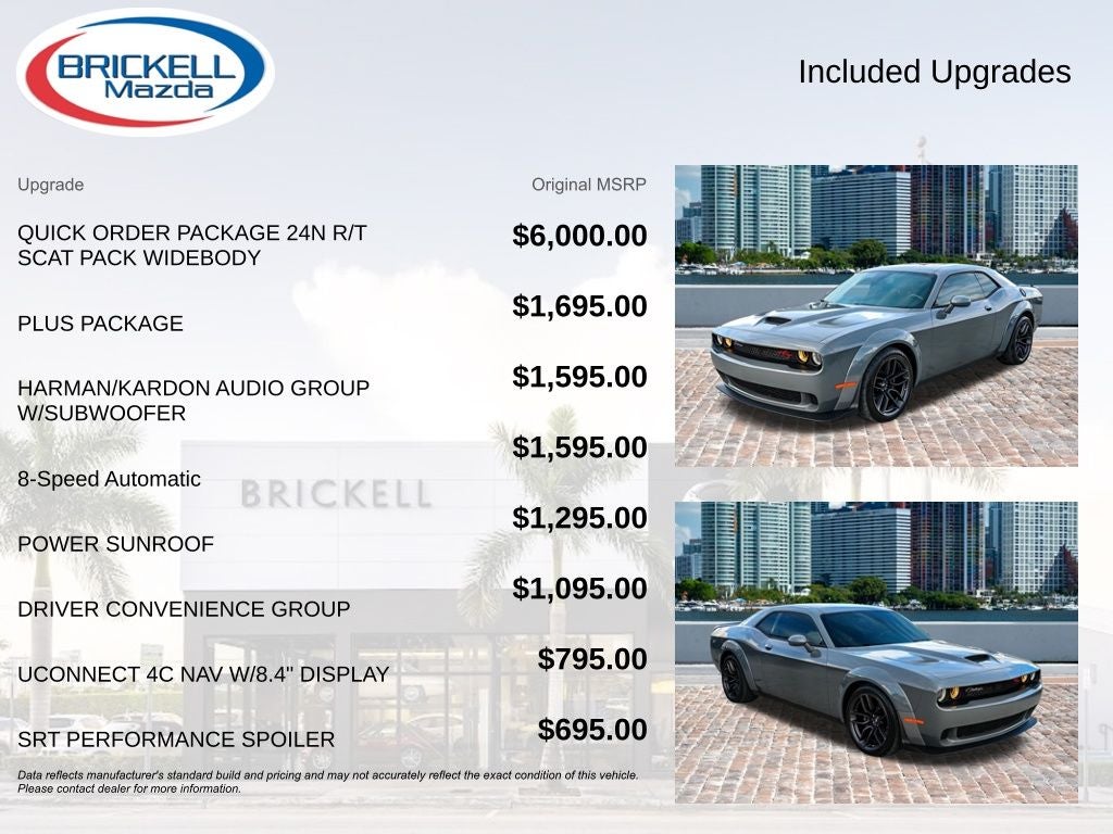 2019 Dodge Challenger R/T Scat Pack Widebody