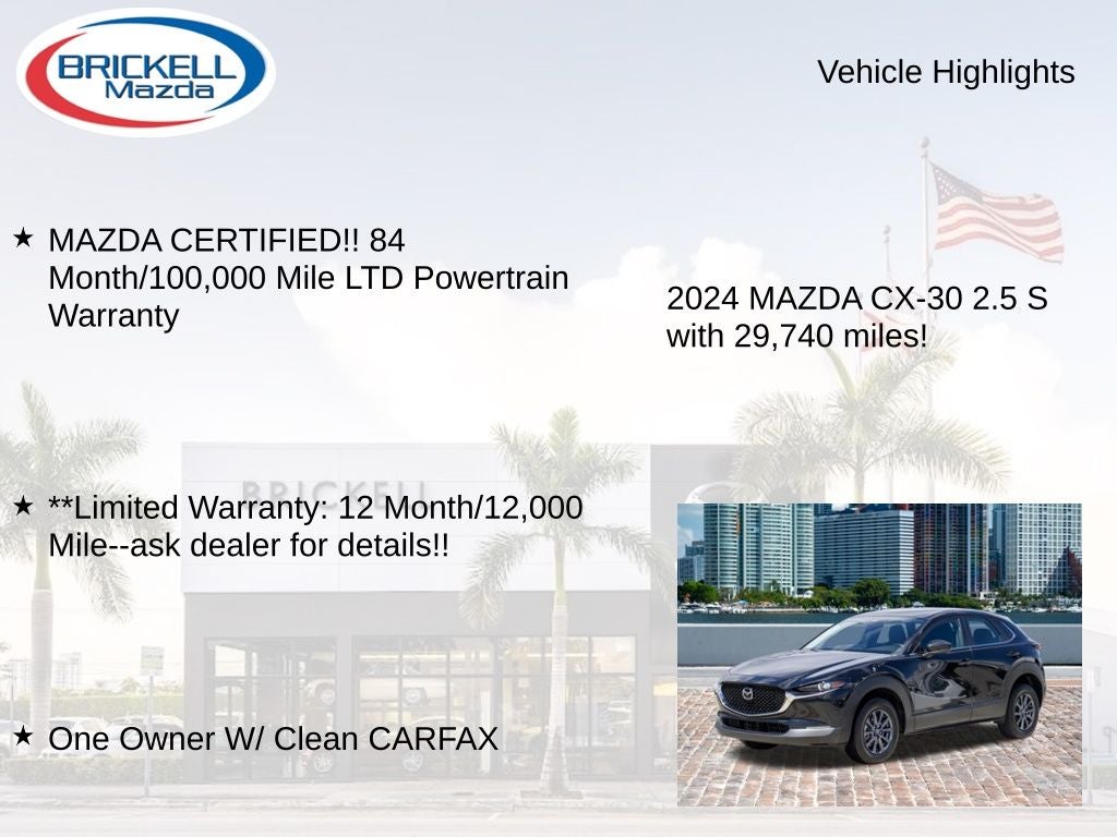 2024 Mazda Mazda CX-30 2.5 S