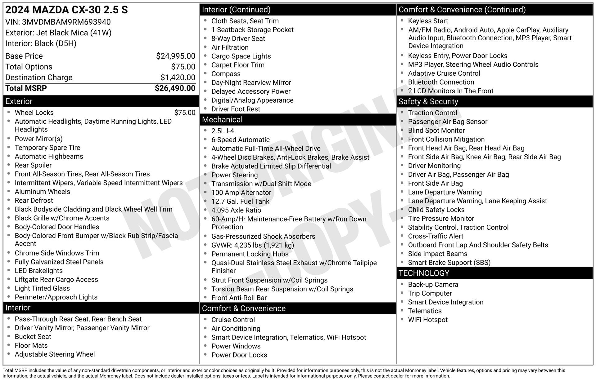 2024 Mazda Mazda CX-30 2.5 S
