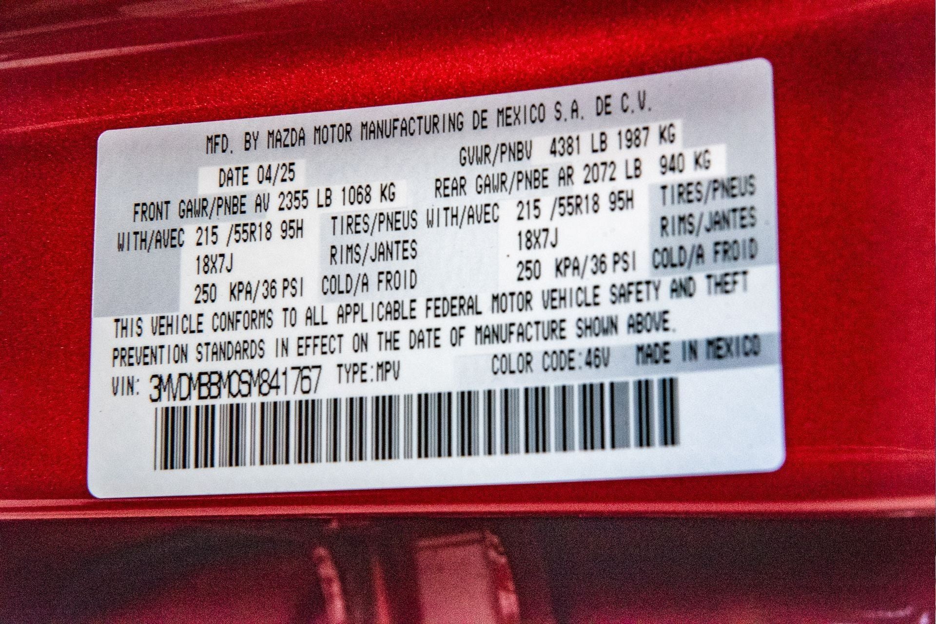 2025 Mazda Mazda CX-30 2.5 S Select Sport