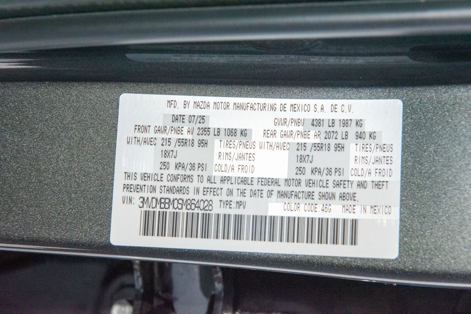 2025 Mazda Mazda CX-30 2.5 S Select Sport