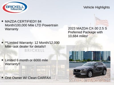 2023 Mazda Mazda CX-30 2.5 S Preferred Package