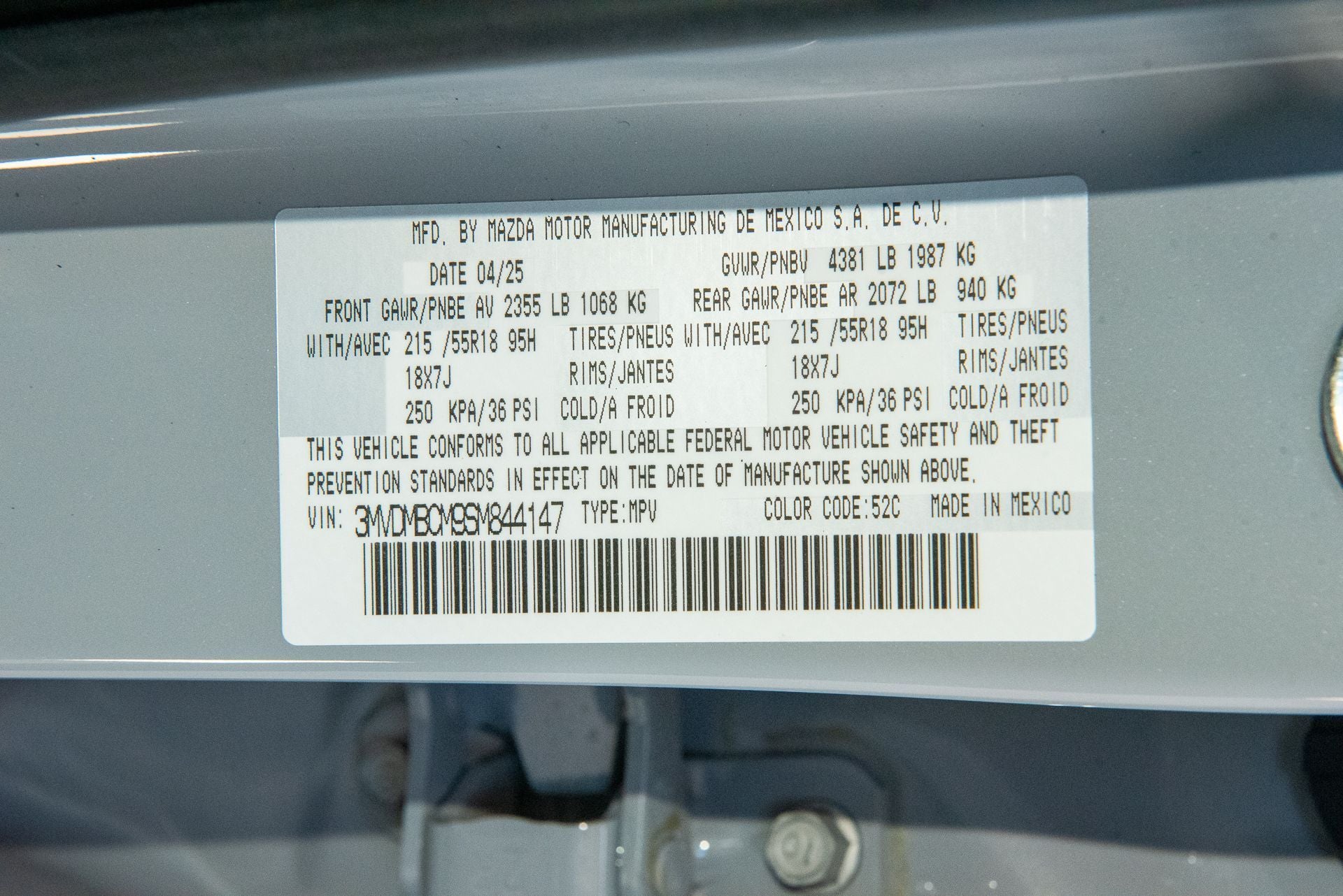 2025 Mazda Mazda CX-30 2.5 S Preferred Package