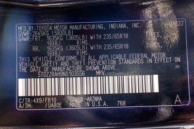 2022 Toyota Highlander LE