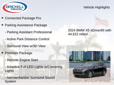 2024 BMW X5 sDrive40i