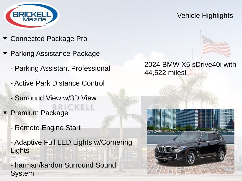 2024 BMW X5 sDrive40i