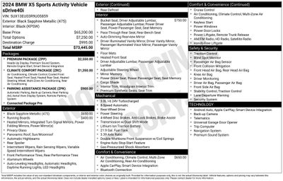 2024 BMW X5 sDrive40i