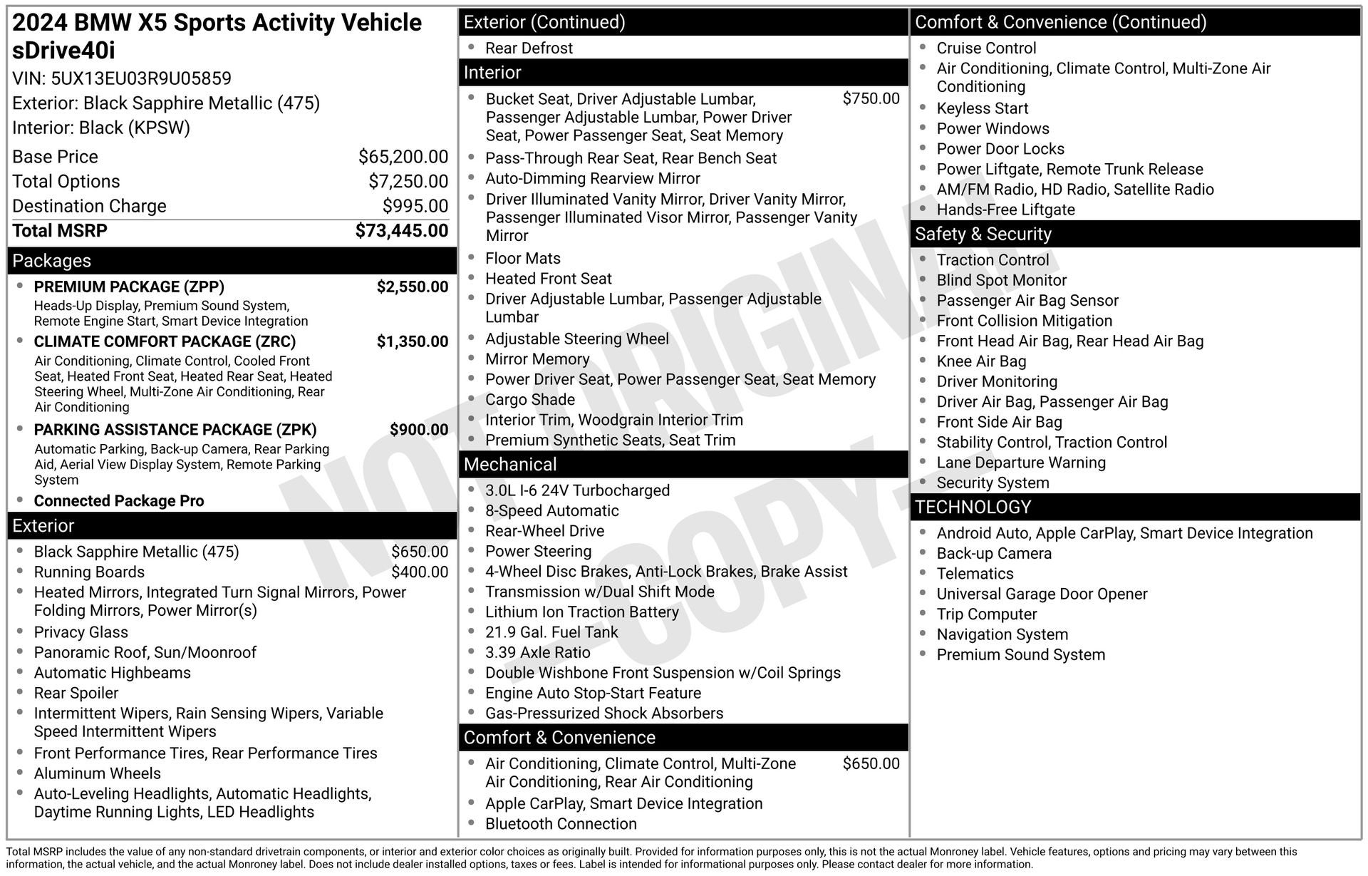 2024 BMW X5 sDrive40i