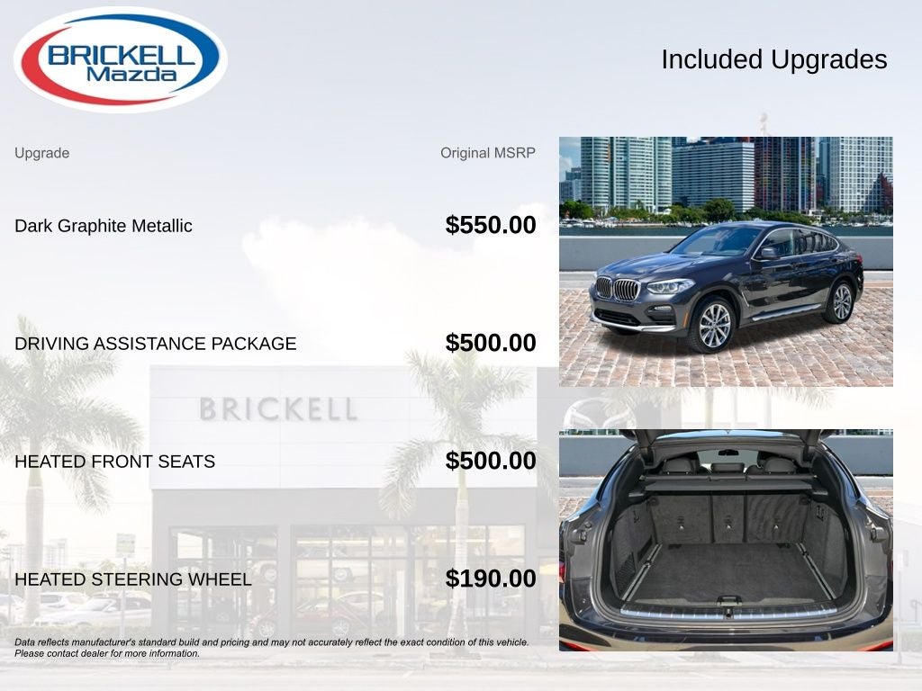 2019 BMW X4 xDrive30i