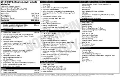 2019 BMW X4 xDrive30i