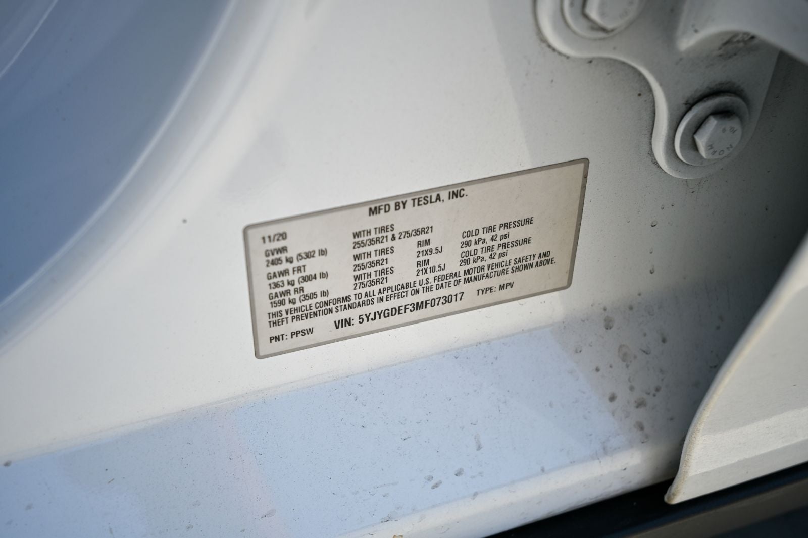 2021 Tesla Model Y Performance