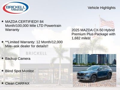 2025 Mazda Mazda CX-50 Hybrid Premium Plus