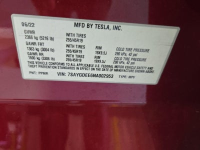 2022 Tesla Model Y Long Range