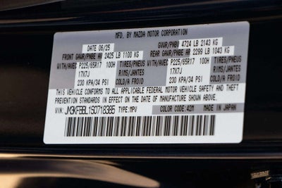 2025 Mazda Mazda CX-5 2.5 S Select Package