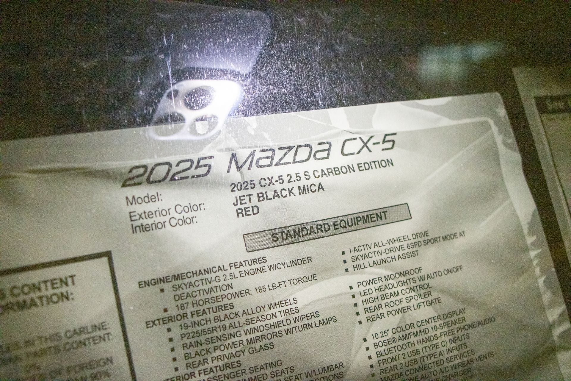 2025 Mazda Mazda CX-5 2.5 S Carbon Edition