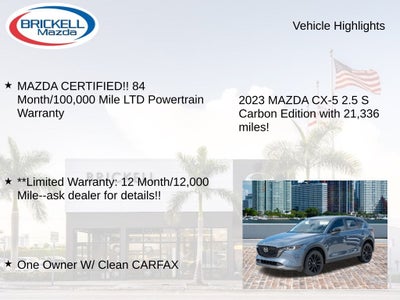 2023 Mazda Mazda CX-5 2.5 S Carbon Edition