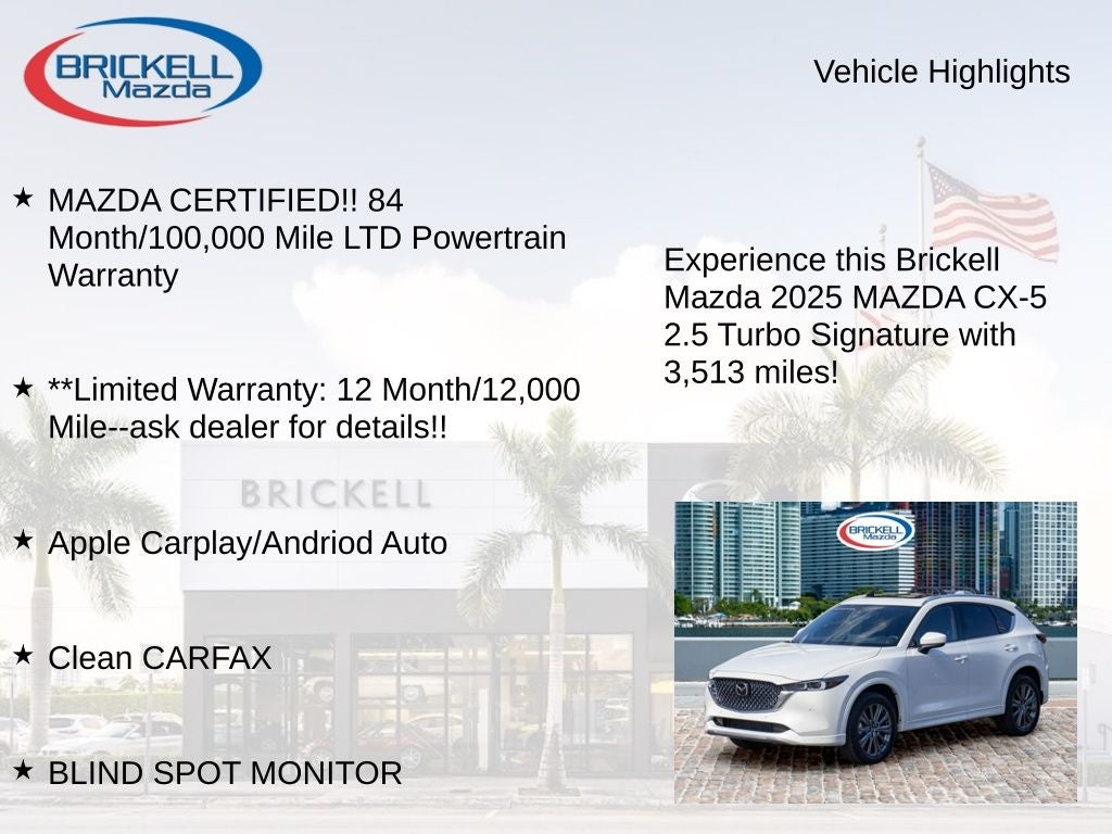 2025 Mazda Mazda CX-5 2.5 Turbo Signature