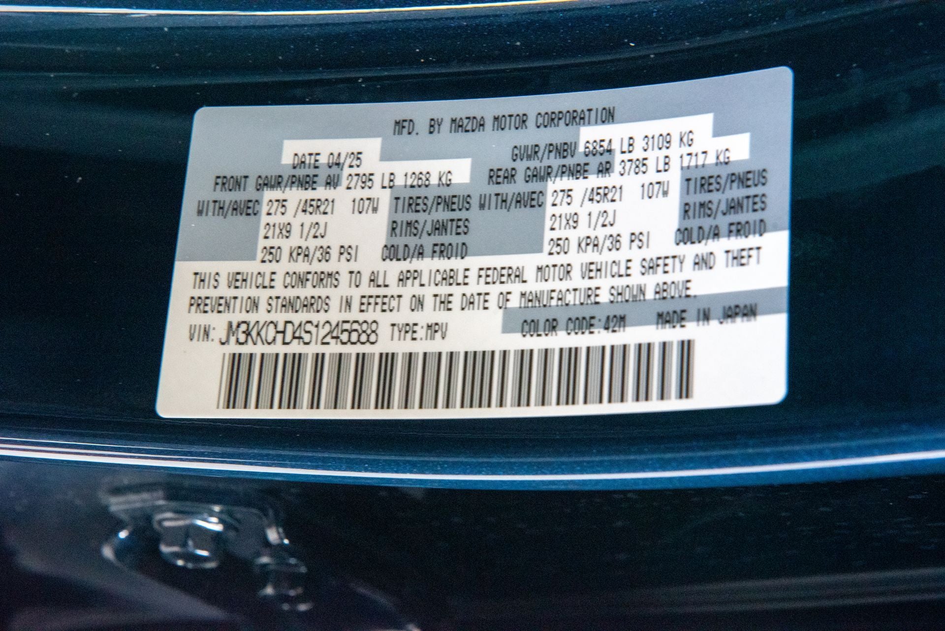 2025 Mazda Mazda CX-90 3.3 Turbo Premium