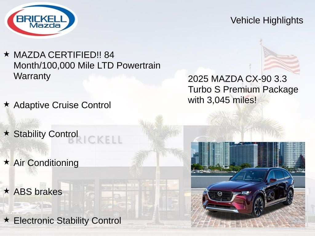 2025 Mazda Mazda CX-90 3.3 Turbo S Premium