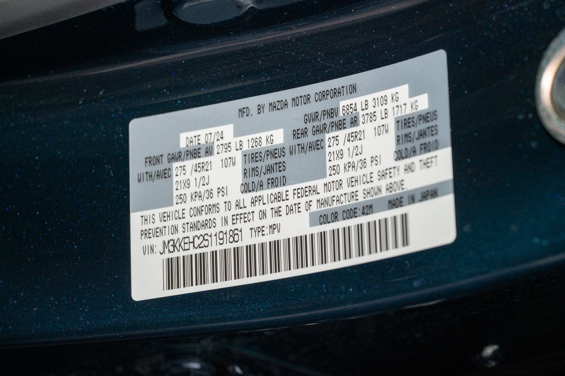 2025 Mazda Mazda CX-90 3.3 Turbo S Premium Plus