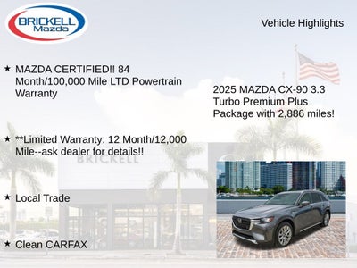 2025 Mazda Mazda CX-90 3.3 Turbo Premium Plus