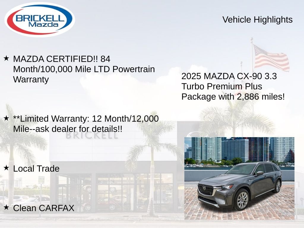 2025 Mazda Mazda CX-90 3.3 Turbo Premium Plus