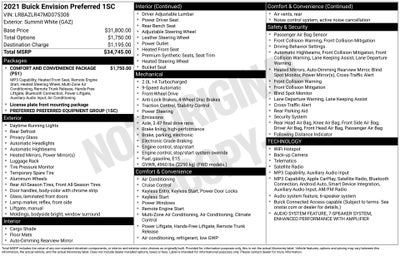2021 Buick Envision Preferred