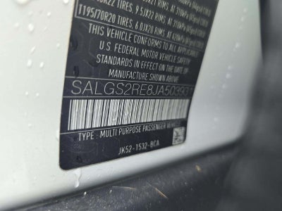 2018 Land Rover Range Rover 5.0L V8 Supercharged