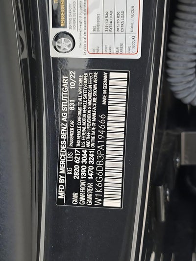 2023 Mercedes-Benz S-Class S 500 4MATIC®