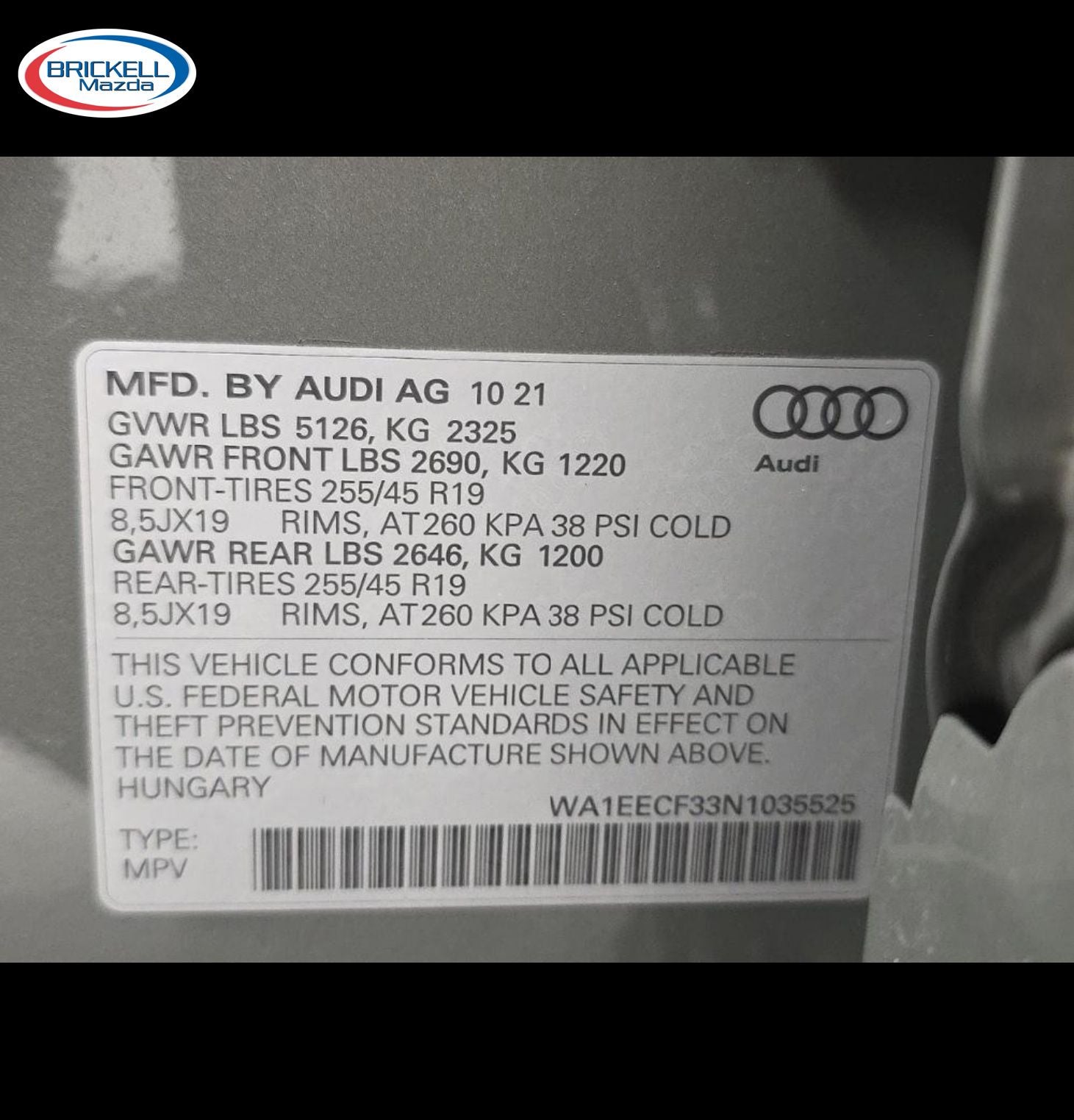 2022 Audi Q3 Premium Plus S Line quattro