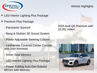 2025 Audi Q5 45 S line Premium Plus quattro