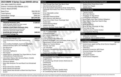 2023 BMW 4 Series M440i xDrive