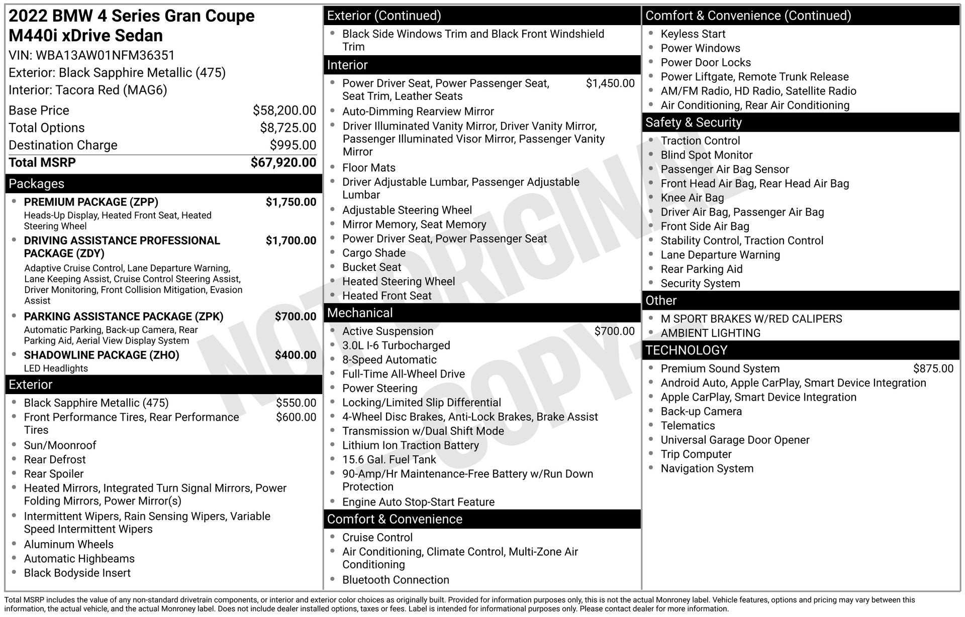 2022 BMW 4 Series M440i xDrive