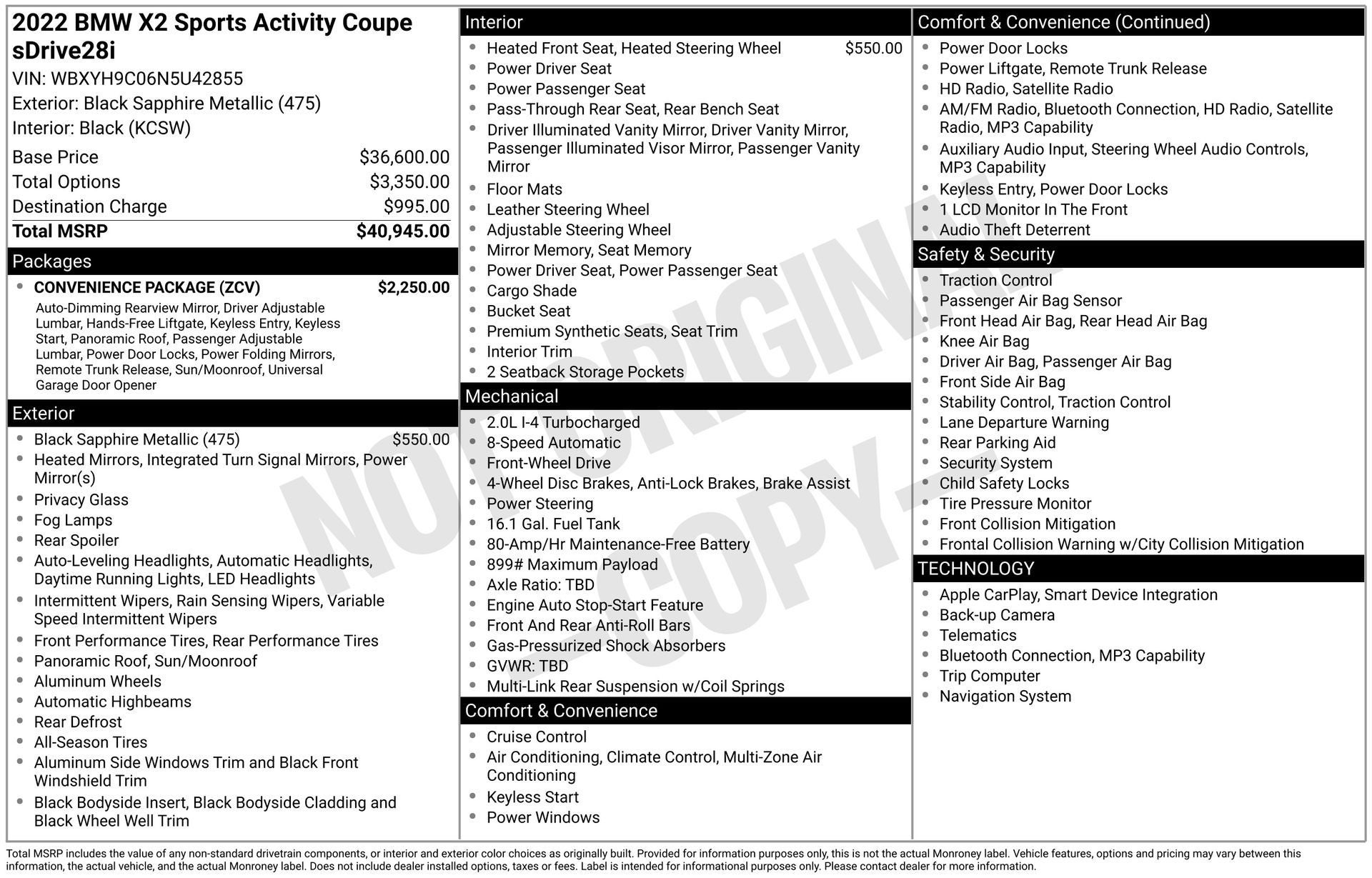 2022 BMW X2 sDrive28i
