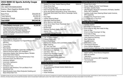2022 BMW X2 sDrive28i