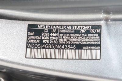 2018 Mercedes-Benz CLA CLA 250 4MATIC®