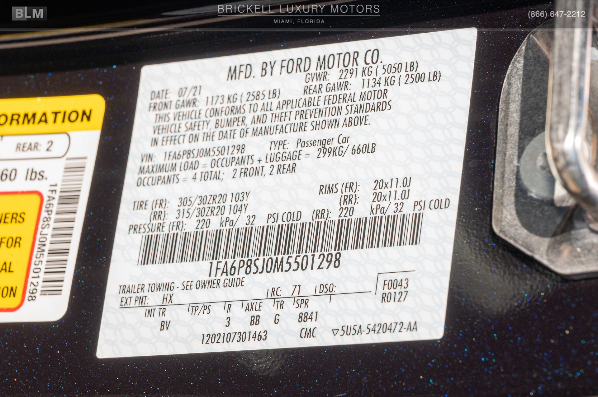 2021 Ford Mustang Shelby GT500