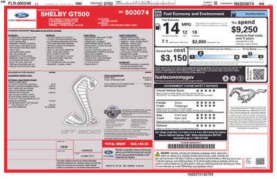 2022 Ford Mustang Shelby GT500