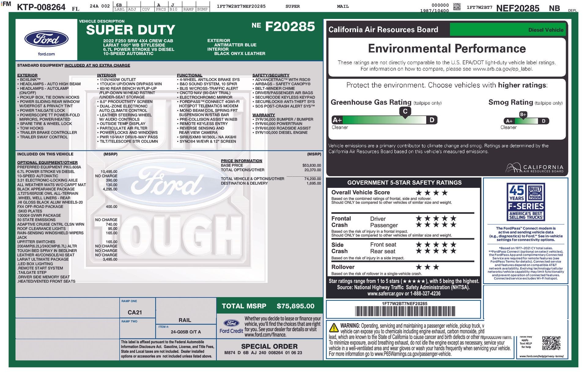 2022 Ford F-250SD Lariat