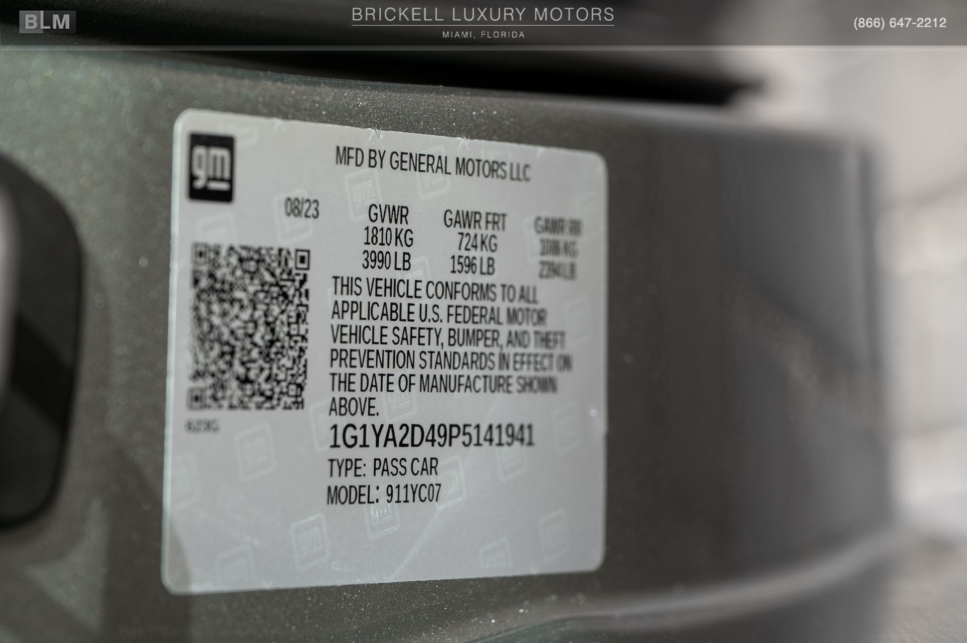 2023 Chevrolet Corvette Stingray 1LT