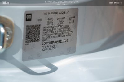 2022 Chevrolet Corvette Stingray 2LT