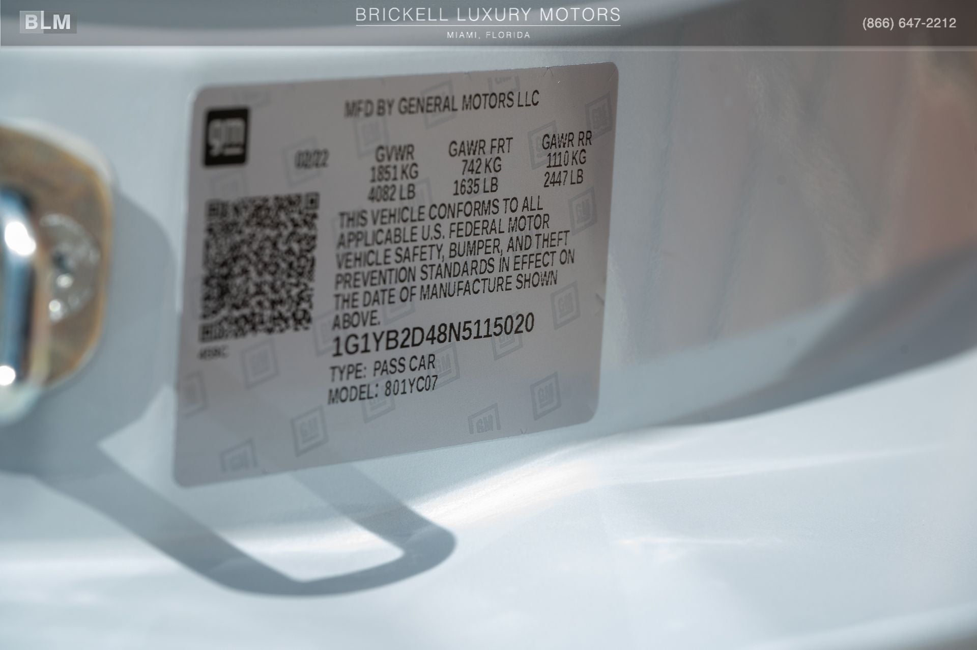 2022 Chevrolet Corvette Stingray 2LT