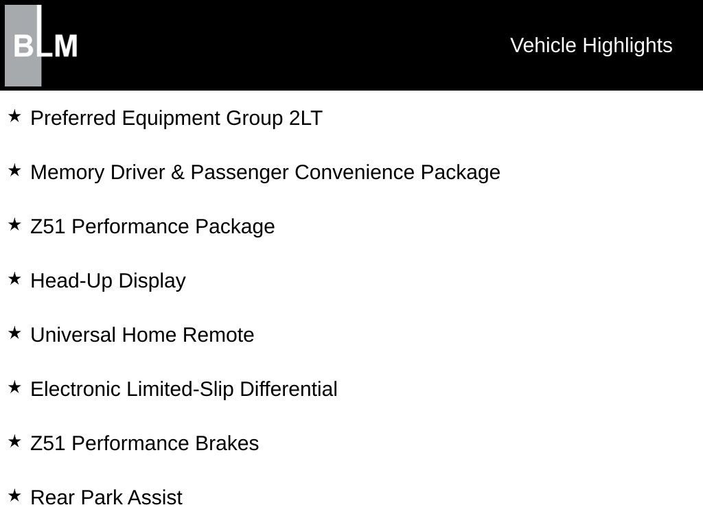 2022 Chevrolet Corvette Stingray 2LT