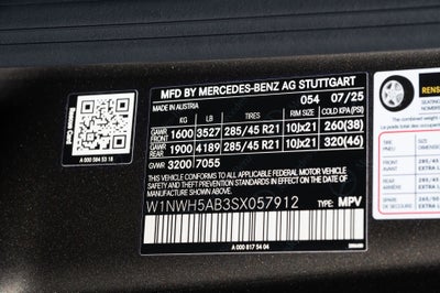 2025 Mercedes-Benz G-Class G 63 AMG® 4MATIC®