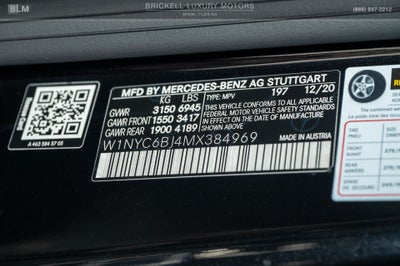 2021 Mercedes-Benz G-Class G 550 4MATIC®