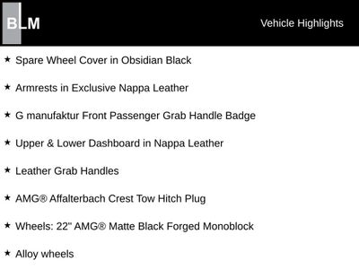 2023 Mercedes-Benz G-Class G 63 AMG® 4MATIC®