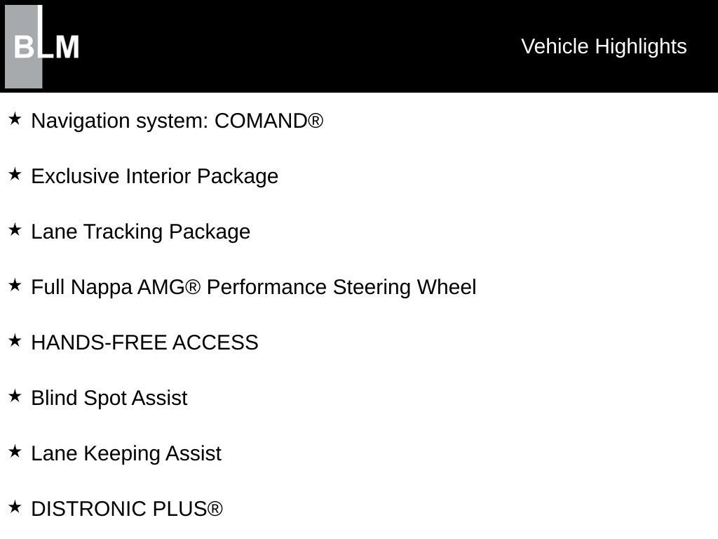 2018 Mercedes-Benz AMG® GT Base