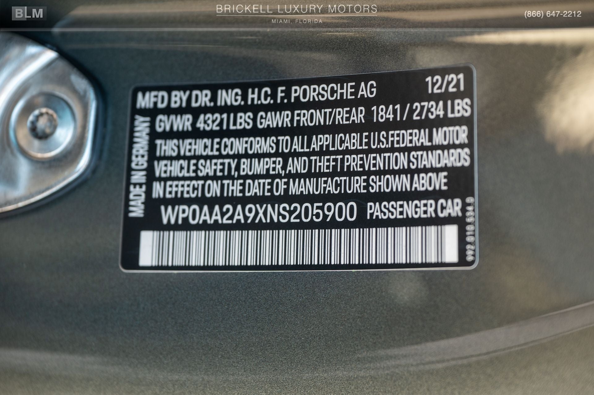 2022 Porsche 911 Carrera
